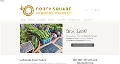 Desktop Screenshot of northsquarefarmersmarket.com